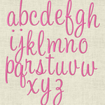 Stickdatei Monogramm mit Blumen Schrift ca. 70mm Set 397e - Sewando