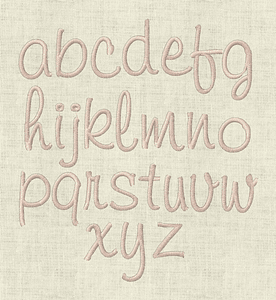Stickdatei Monogramm mit Blumen ca. 30mm ABC Buchstaben Schrift Set 93 - Sewando