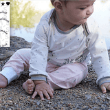Schnittmuster Newborn-Set LOU Hose+Shirt Gr. 50-92 icl. gratis Plotterdatei : - Sewando
