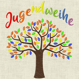 Stickdatei Jugendweihe Baum 2021 bis 2025 Stickmuster Set 644 - Sewando