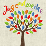 Stickdatei Jugendweihe Baum 2021 bis 2025 Stickmuster Set 644 - Sewando