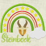 Stickdatei Sternzeichen Regenbogen Horoskop Set 643 - Sewando