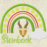 Stickdatei Sternzeichen Regenbogen Horoskop Set 643 - Sewando
