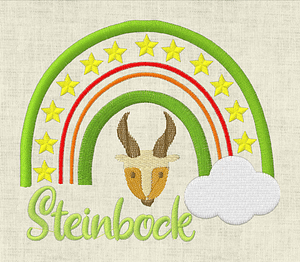 Stickdatei Sternzeichen Regenbogen Horoskop Set 643 - Sewando