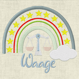 Stickdatei Sternzeichen Regenbogen Horoskop Set 643 - Sewando