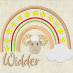 Stickdatei Sternzeichen Regenbogen Horoskop Set 643 - Sewando