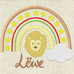 Stickdatei Sternzeichen Regenbogen Horoskop Set 643 - Sewando