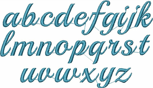 Stickdatei Schrift Alphabet, ABC Zahlen 25mm Set 401 - Sewando
