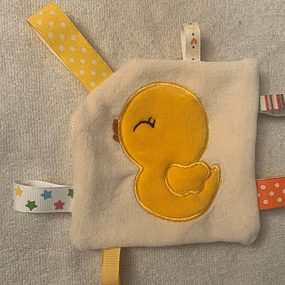 Stickdatei Schmusetuch Baby Ente und Gesicht / Schnullertuch In the Hoop 650 - Sewando