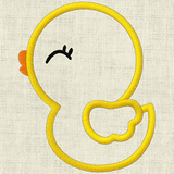 Stickdatei Schmusetuch Baby Ente und Gesicht / Schnullertuch In the Hoop 650 - Sewando
