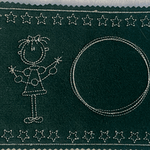 Stickdatei Strichmännchen Weihnachten 5 Mug Rug Set 651 - Sewando
