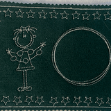 Stickdatei Strichmännchen Weihnachten 5 Mug Rug Set 651 - Sewando