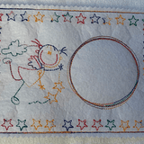 Stickdatei Strichmännchen Weihnachten 5 Mug Rug Set 651 - Sewando