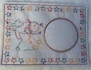 Stickdatei Strichmännchen Weihnachten 5 Mug Rug Set 651 - Sewando