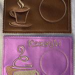 Stickdatei Kaffee Mug Rug Set 133 Untersetzer - Sewando
