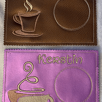 Stickdatei Kaffee Mug Rug Set 133 Untersetzer - Sewando