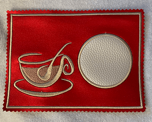 Stickdatei Kaffee Mug Rug Set 133 Untersetzer - Sewando