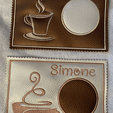 Stickdatei Kaffee Mug Rug Set 133 Untersetzer - Sewando