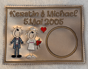 Stickdatei Hochzeit Strichmännchen Set 257 - Sewando