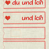 Stickdatei  du und ich Hülle ITH Geschenk Valentinstag 657