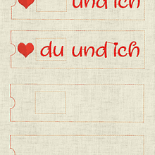 Stickdatei du und ich Hülle ITH Geschenk Valentinstag 657 - Sewando