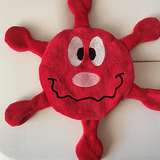Stickdatei Sonne In the Hoop Geburt Schnuffeltuch 666 Virus Willi - Sewando