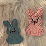 Stickdatei Ostern Anhänger In the Hoop, Hase, Osterei, Baumbehang 333 - Sewando