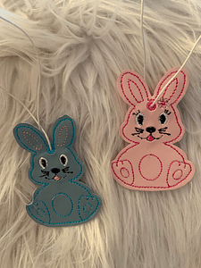 Stickdatei Ostern Anhänger In the Hoop, Hase, Osterei, Baumbehang 333 - Sewando
