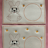 Stickdatei Ostern MugRug Hase Osterhase In the Hoop, Anhänger, Serviettenring, Hase, Schokihülle 444 - Sewando