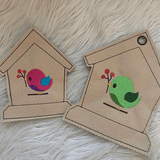 Stickdatei Türschild Bin im Garten Set 699 - Sewando
