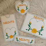 Stickdatei Geschenk Hüllen Nichts Set 709 - Sewando