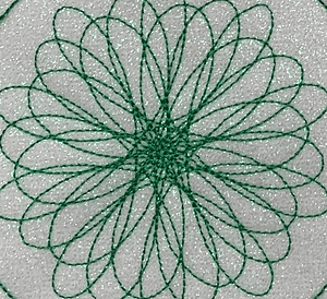 Stickdatei Zirkel Blumen Set 712 - Sewando