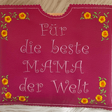 Stickdatei Schokohülle Danke Set 715 - Sewando