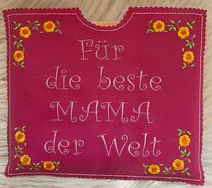 Stickdatei Schokohülle Danke Set 715 - Sewando