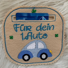 Stickdatei Gutschein Führerschein In the Hoop Set 717 - Sewando