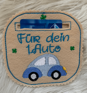 Stickdatei Gutschein Führerschein In the Hoop Set 717 - Sewando