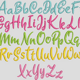 Stickdatei Sweet ABC Buchstaben Zahlen ca. 50mm Set 592 - Sewando