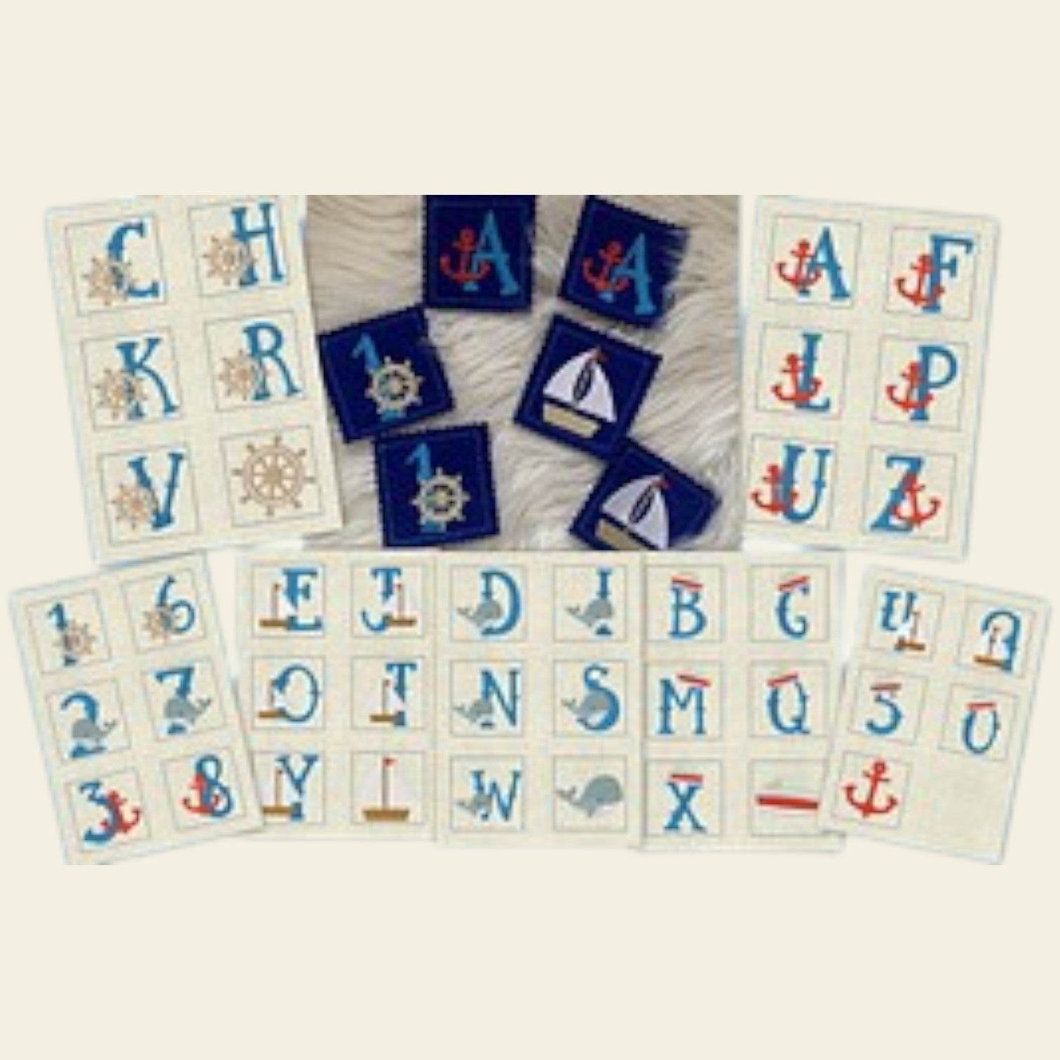 Stickdatei Memory Maritim Set 725 - Sewando