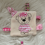 Stickdatei Doodle Girl Teddy Applikation Set 731 - Sewando