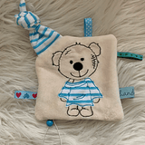 Stickdatei Schnullertuch Girl und Boy Teddy Set 731 - Sewando