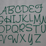 Stickdatei ABC Buchstaben Schrift Alphabet Set 93 - Sewando