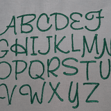 Stickdatei ABC Buchstaben Schrift Alphabet Set 93 - Sewando