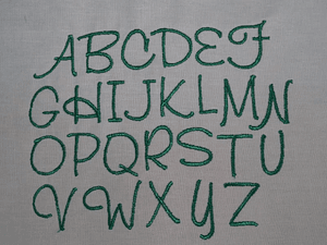 Stickdatei ABC Buchstaben Schrift Alphabet Set 93 - Sewando