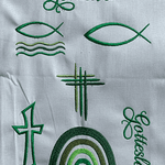 Stickdatei Kirche Taufe Gotteslob Kommunion 579 - Sewando