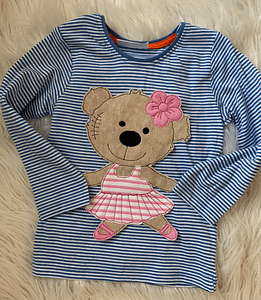 Stickdatei Doodle Girl Teddy Bär Ballerina Applikation Set 751 - Sewando