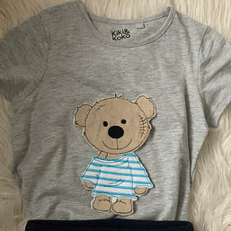 Stickdatei Doodle Teddy Bär Applikation Set 731 - Sewando