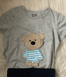 Stickdatei Doodle Teddy Bär Applikation Set 731 - Sewando