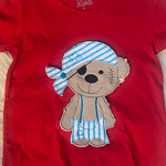 Stickdatei Doodle Teddy Pirat Applikation Set 751 - Sewando