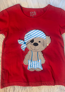 Stickdatei Doodle Teddy Pirat Applikation Set 751 - Sewando