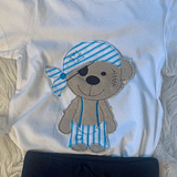 Stickdatei Doodle Teddy Pirat Applikation Set 751 - Sewando